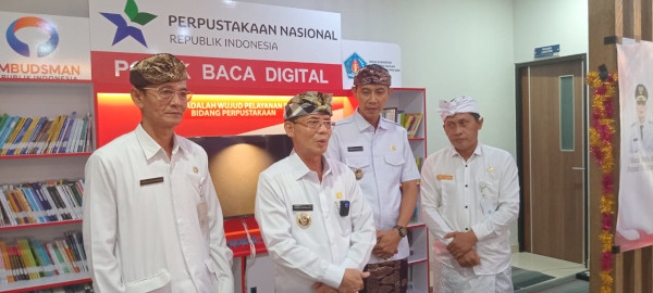 Pojok Baca Digital Mall Pelayanan Publik Diresmikan Bupati Klungkung
