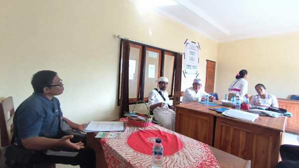 Lomba perpustakaan Desa Kutampi Kaler Kecamatan Nusa Penida