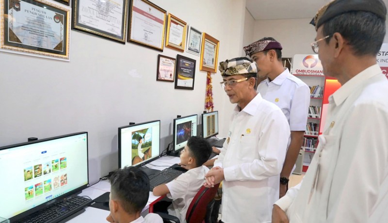 Pojok Baca Digital Mall Pelayanan Publik Diresmikan Bupati Klungkung